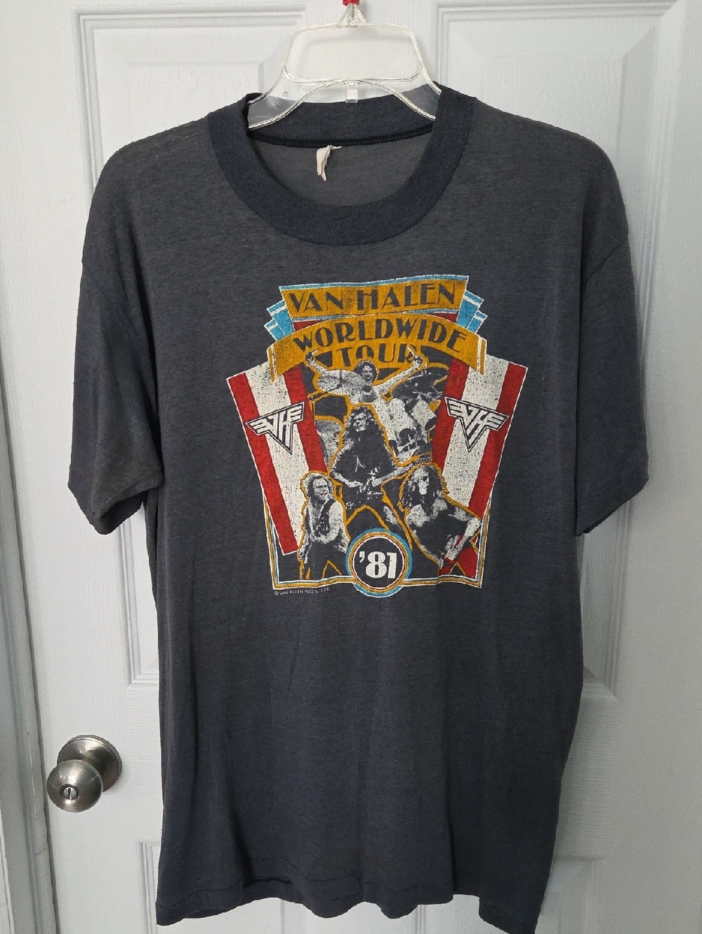 Van Halen '81 Worldwide Tour Graphic Tee Single Stitch